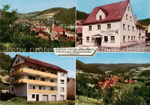 AK / Ansichtskarte Heimbuchenthal Gasthaus Pension Zum Lamm Heimbuchenthal