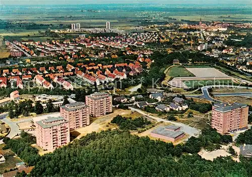 AK / Ansichtskarte Buxtehude Fliegeraufnahme Buxtehude