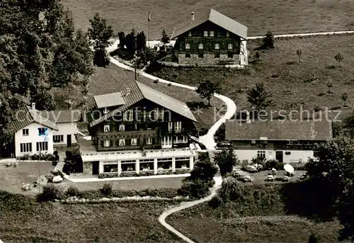 AK / Ansichtskarte Leissigen_Thunersee Fliegeraufnahme Ferienheim d. Pilgermission St. Chrischona Meielisalp 