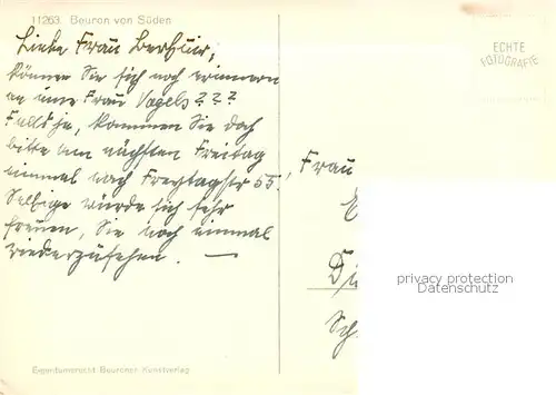 AK / Ansichtskarte Beuron_Donautal Fliegeraufnahme Beuron Donautal