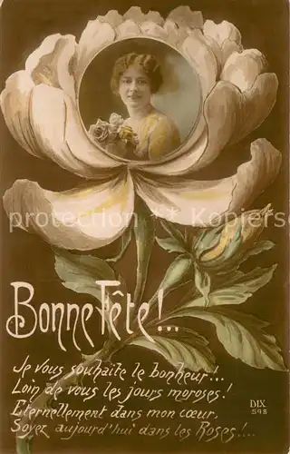 AK / Ansichtskarte Verlag_DIX_Paris_Nr. 548 Bonne Fete  