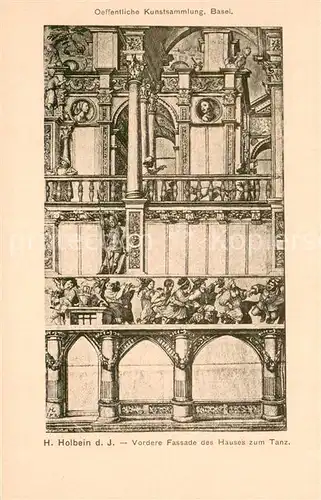 AK / Ansichtskarte Holbein_Hans Haus zum Tanz  