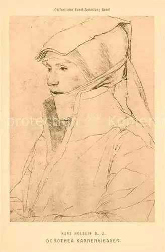 AK / Ansichtskarte Holbein_Hans Dorothea Kannengiesser 