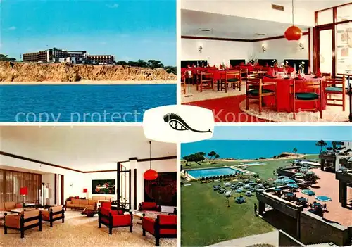 AK / Ansichtskarte Albufeira_PT Hotel da Balaia Restaurant Swimming Pool Kueste Algarve 