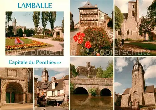 AK / Ansichtskarte Lamballe_22_Cotes d_Armor Eglise Saint Jean Maison du bourreau Eglise Notre Dame Pont 