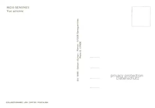 AK / Ansichtskarte Senones_Vosges Vue aerienne Senones Vosges
