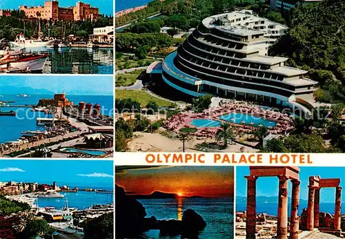 AK / Ansichtskarte Rhodos_Rhodes_aegaeis Olympic Palace Hotel Teilansichten Rhodos_Rhodes_aegaeis