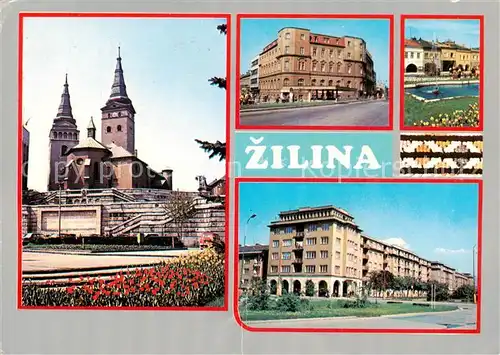 AK / Ansichtskarte Zilina_Sillein_Silein_SK Dosial najstarsia pisomna sprava pochadza Historicke pamiatky renesancne a barokove 
