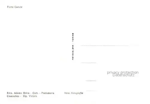 AK / Ansichtskarte Cesenatico_IT Porto Canale 