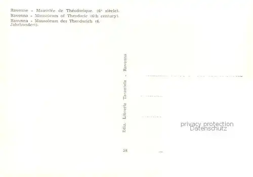 AK / Ansichtskarte Ravenna_IT Mausoleo di Teodorico 