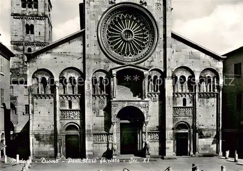 AK / Ansichtskarte Modena Duomo Particolare facciata 