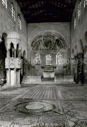 AK / Ansichtskarte Grado_Gorizia_IT Interno del Duomo Ambone 