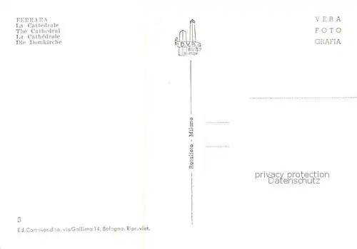 AK / Ansichtskarte Ferrara_IT La Cattedrale 