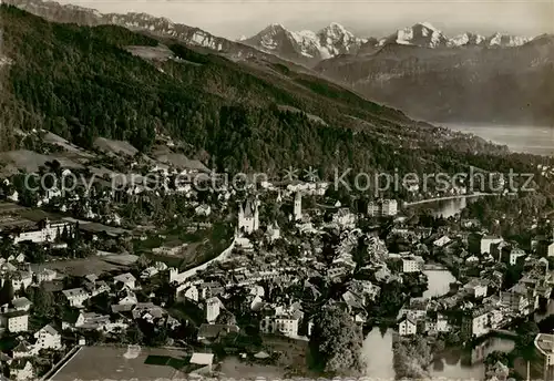 AK / Ansichtskarte Thun_BE Fliegeraufnahme Thun_BE