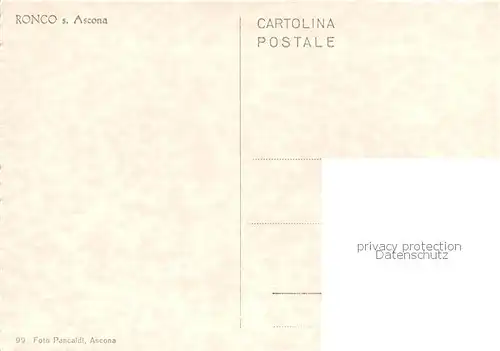 AK / Ansichtskarte Ronco_sopra_Ascona Panorama Ronco_sopra_Ascona