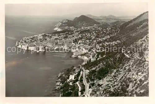 AK / Ansichtskarte Dubrovnik_Ragusa Fliegeraufnahme Dubrovnik Ragusa