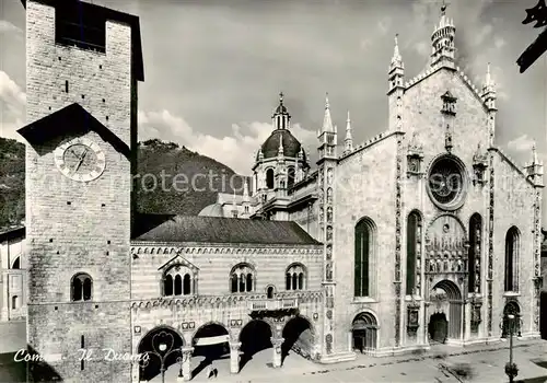 AK / Ansichtskarte Como_Lago_di_Como Il Duomo Como_Lago_di_Como