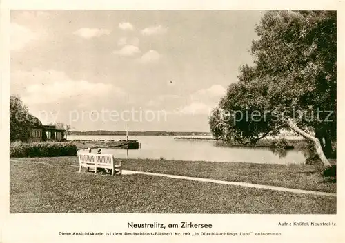 AK / Ansichtskarte Neustrelitz Am Zirkersee Neustrelitz