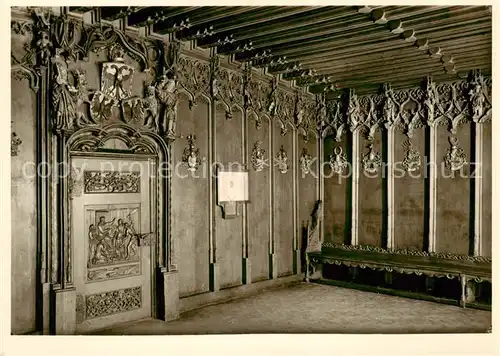 AK / Ansichtskarte ueberlingen_Bodensee Grosser Ratssaal aus dem Jahre 1494 ueberlingen Bodensee