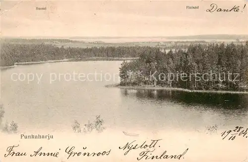 AK / Ansichtskarte Suomi_Finnland Punkaharju Suomi_Finnland