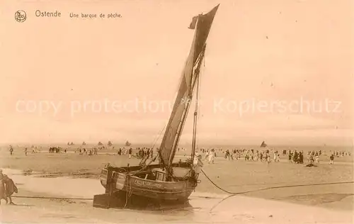 AK / Ansichtskarte Ostende_Oostende Une barque de peche 