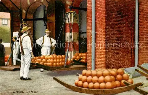 AK / Ansichtskarte Alkmaar_NL De Waag 