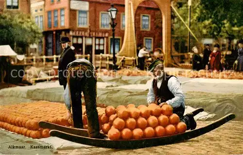 AK / Ansichtskarte Alkmaar_NL Kaasmarkt 
