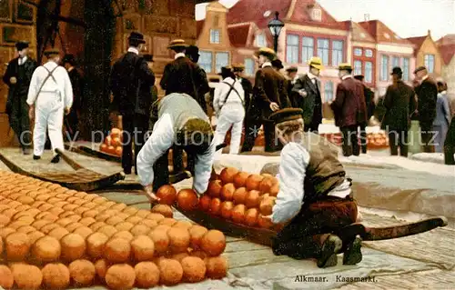 AK / Ansichtskarte Alkmaar_NL Kaasmarkt 