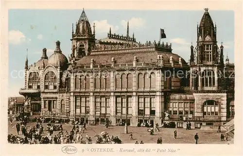 AK / Ansichtskarte Ostende_Oostende Kursaal cote dit Petit Nice 