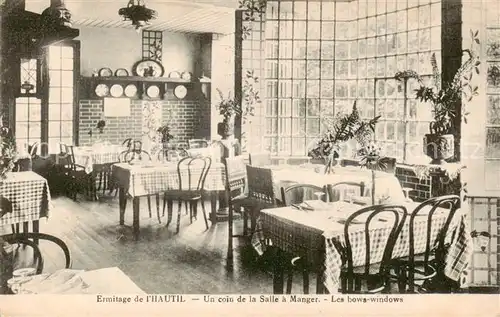 AK / Ansichtskarte Triel sur Seine Ermitage de l Hautil   Un coin de la Salle a Manger   Les bows windows Triel sur Seine