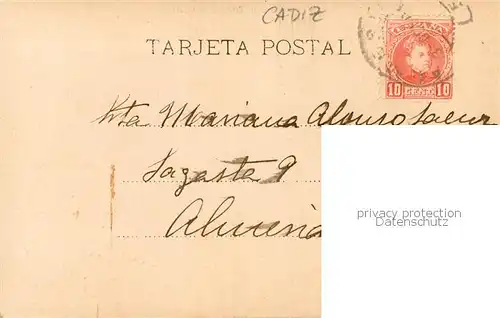 AK / Ansichtskarte Cadiz_Andalucia_ES Ramilo de Claveles 