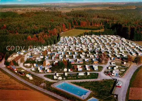 AK / Ansichtskarte Liebelsberg_Neubulach Fliegeraufnahme Camping Erbenwald 