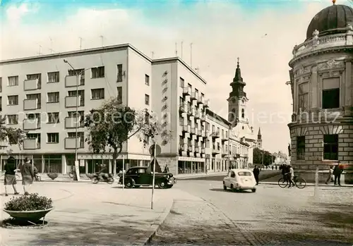 AK / Ansichtskarte Sombor_Serbija Strassenpartie 