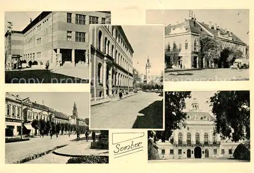AK / Ansichtskarte Sombor_Serbija Teilansichten 