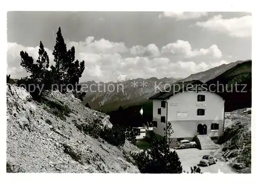 AK / Ansichtskarte Ofenbergpasshoehe_2155m_Zernez_GR Passantenhaus Suesom Gjve Aussenansicht 