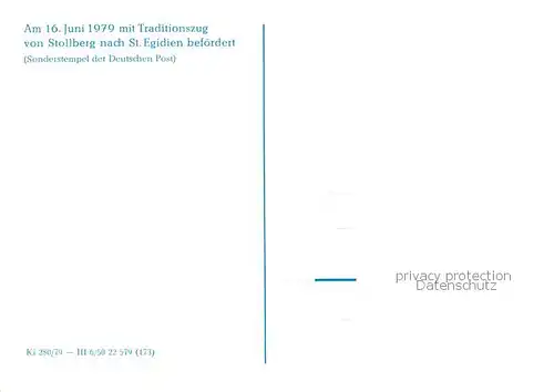 AK / Ansichtskarte St_Egidien 100 Jahre Eisenbahnlinie Sollberg St. Egidien St_Egidien