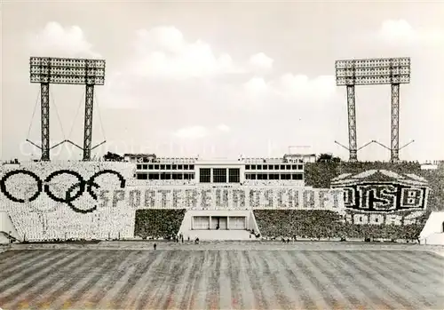 AK / Ansichtskarte Leipzig Sportschau d. DTSB d. DDR 6. Turnfest Leipzig