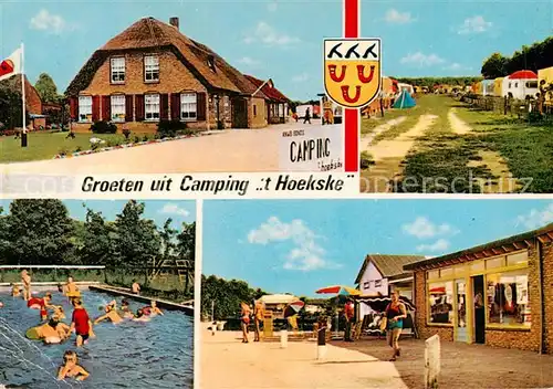 AK / Ansichtskarte Kaatsheuvel_NL Camping t Hoekske Campingplatz Gaststaette Swimming Pool 