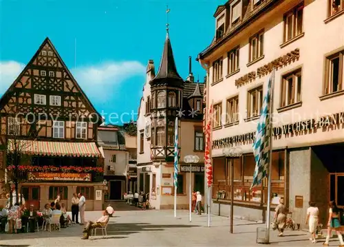 AK / Ansichtskarte Bad_Kissingen Fussgaengerzone am Markt Altstadt Bad_Kissingen