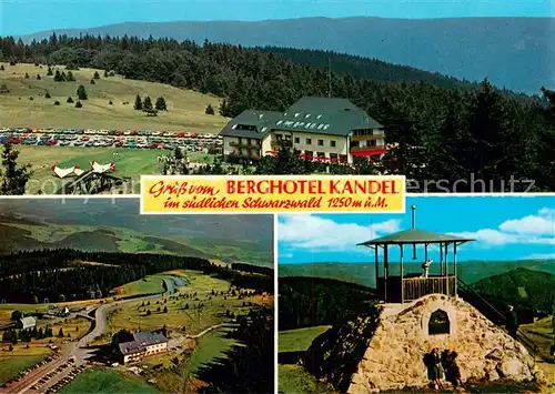 AK / Ansichtskarte St_Peter_Schwarzwald Berghotel Kandel Luftbild Aussichtspunkt St_Peter_Schwarzwald