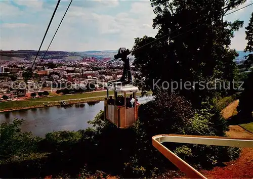 AK / Ansichtskarte Trier Panorama Blick von der Bergstation Weisshaus Bergbahn Trier