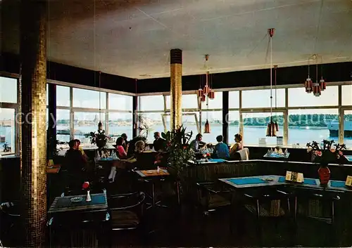 AK / Ansichtskarte Travemuende_Ostseebad Blick aus dem Faehrhafenrestaurant Skandinavia Travemuende_Ostseebad