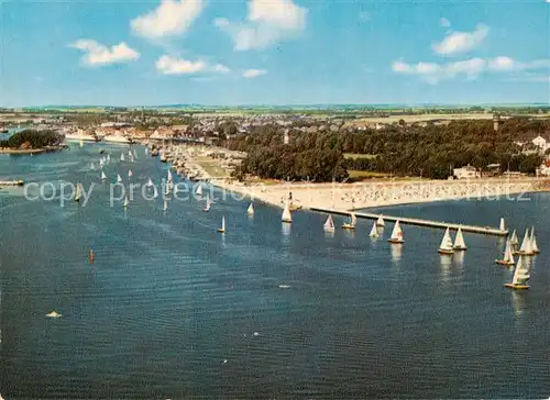 AK / Ansichtskarte Travemuende_Ostseebad Segelregatta Travemuende_Ostseebad