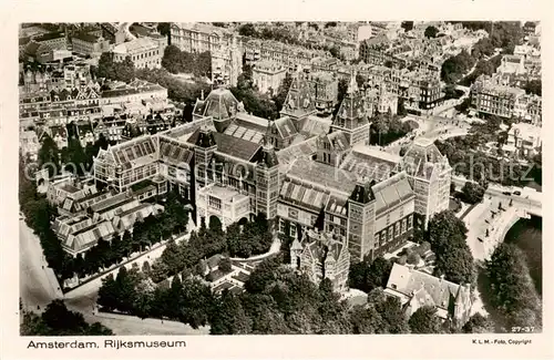 AK / Ansichtskarte Amsterdam__NL Rijksmuseum Fliegeraufnahme 
