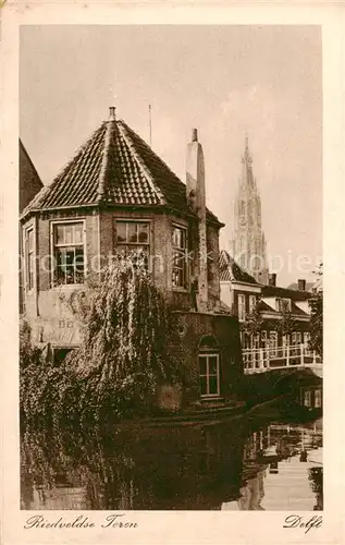 AK / Ansichtskarte Delft_NL Riedveldse Toren 