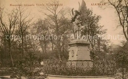 AK / Ansichtskarte Alkmaar_NL Monument Alemaria Victrix Victoriabeeld 