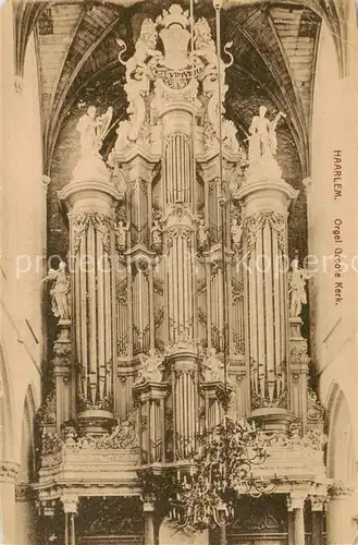 AK / Ansichtskarte Haarlem_NL Orgel Groote Kerk 