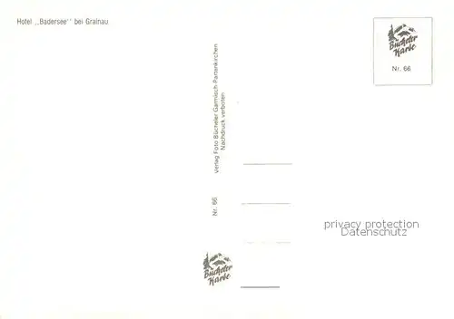AK / Ansichtskarte Grainau Hotel Badersee Bootfahren Grainau