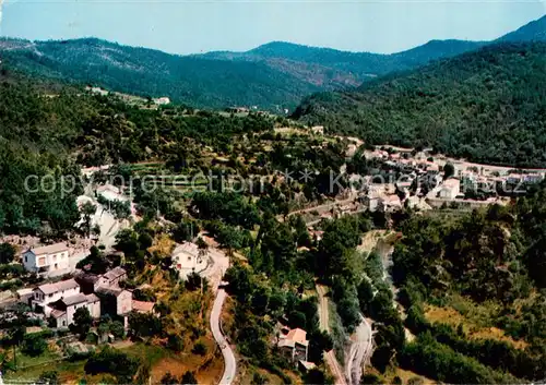 AK / Ansichtskarte Le_Collet de Deze_48_Lozere Quartier de la Croze vue aerienne 