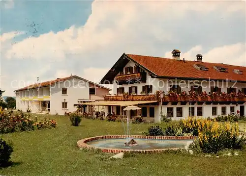 AK / Ansichtskarte Benediktbeuern Alpengasthof Friedenseiche mit Gaestehaus Benediktbeuern